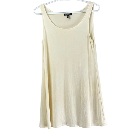 Eileen Fisher Cream Ivory Basic Tank 